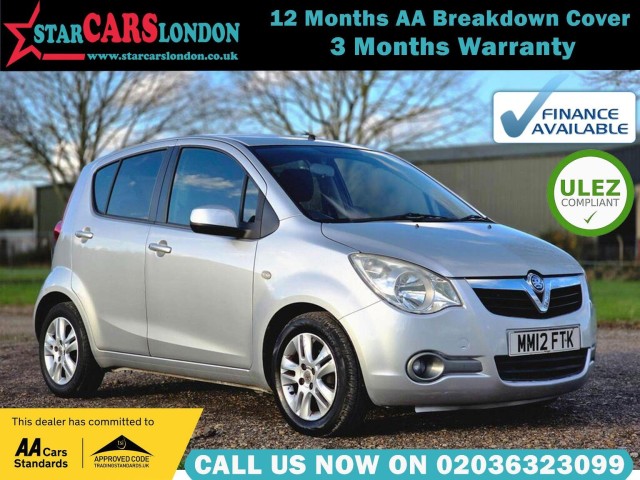 VAUXHALL AGILA 1.2 VVT SE Auto Euro 5 5dr