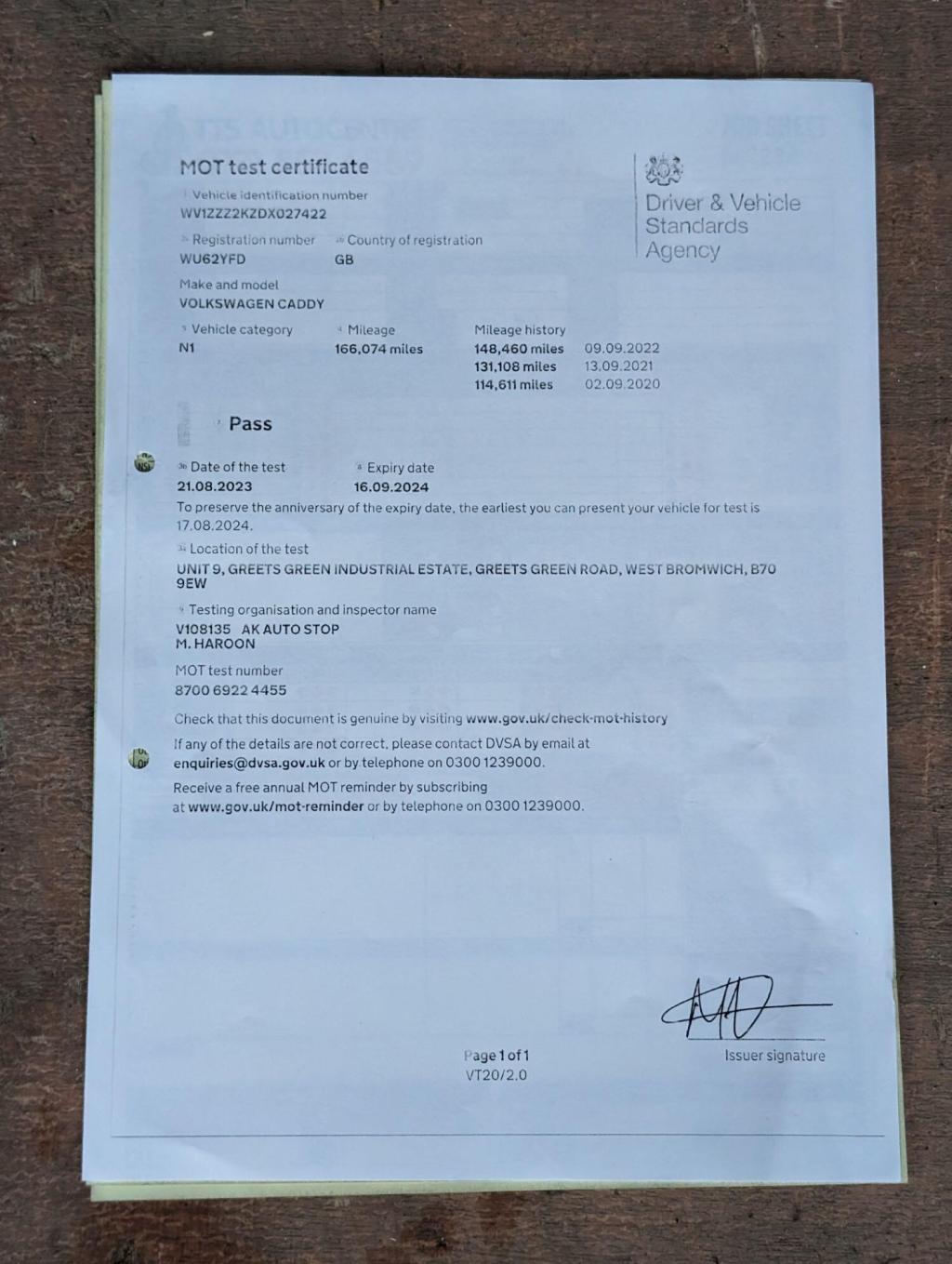 VOLKSWAGEN CADDY 1.6 TDI C20+ L1 H1 4dr 2012