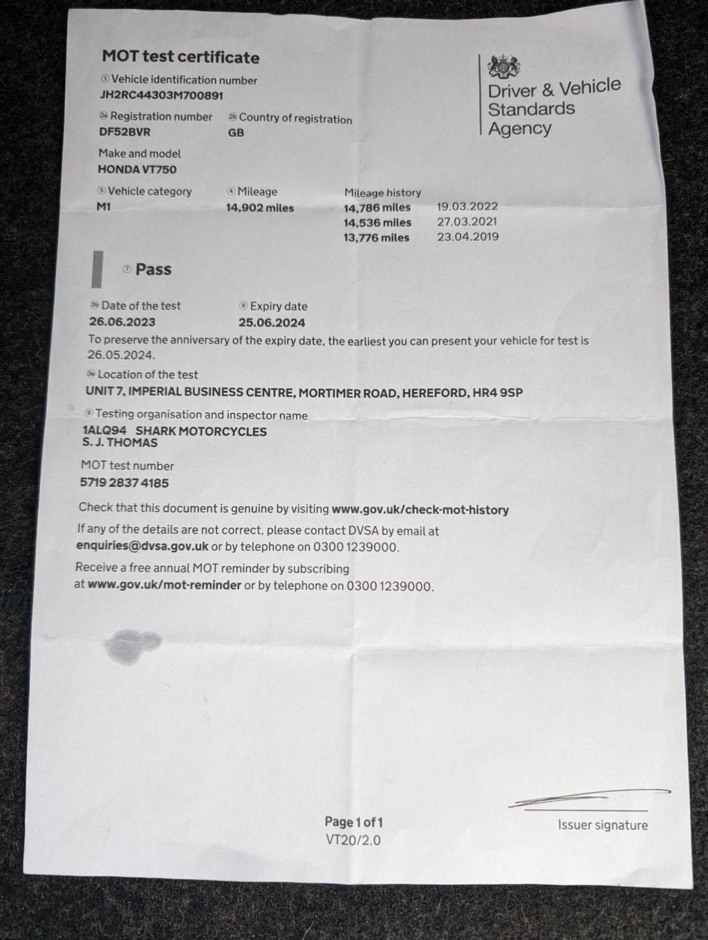 HONDA VT750 American classic edition 2004