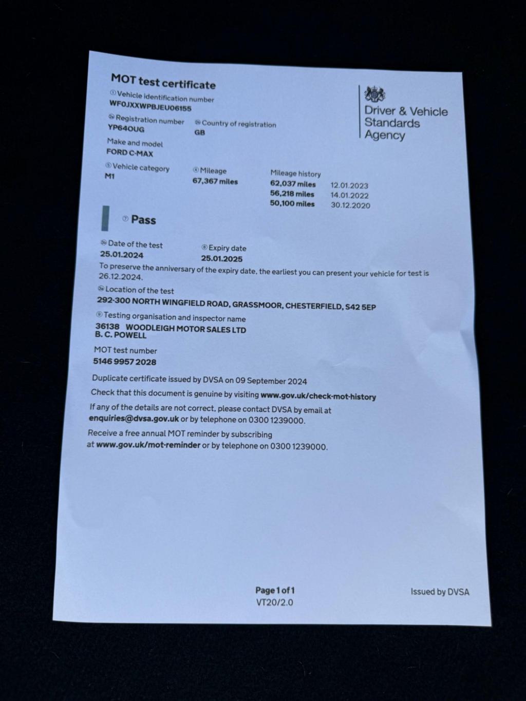 FORD C-MAX 1.6 TDCi Zetec Euro 5 5dr 2015