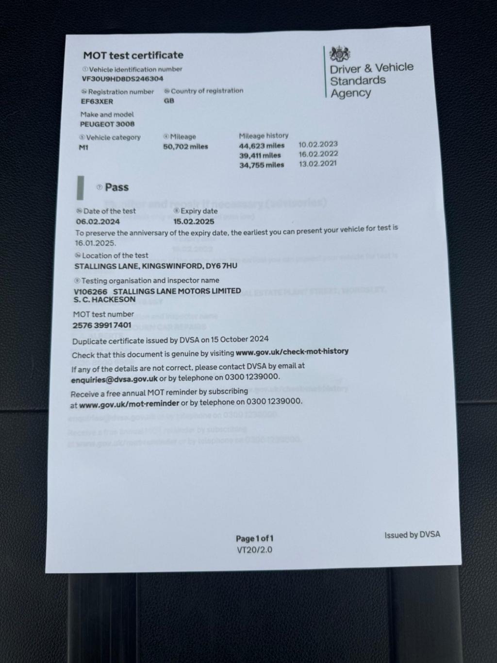 PEUGEOT 3008 1.6 HDi Active Euro 5 5dr 2014