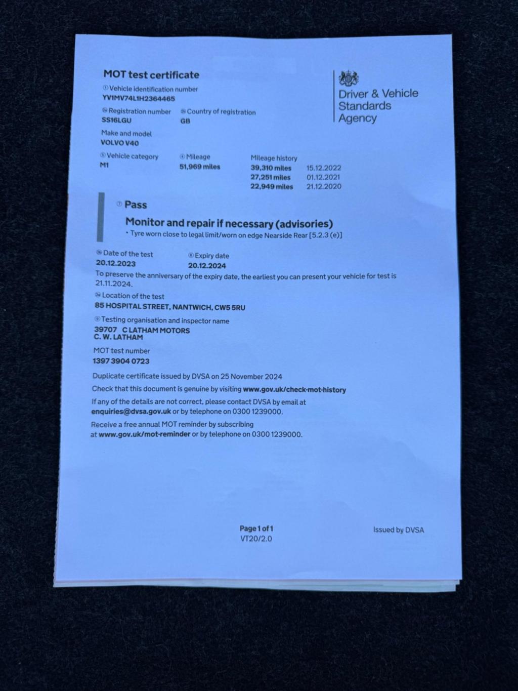 VOLVO V40 2.0 D2 R-Design Euro 6 (s/s) 5dr 2016