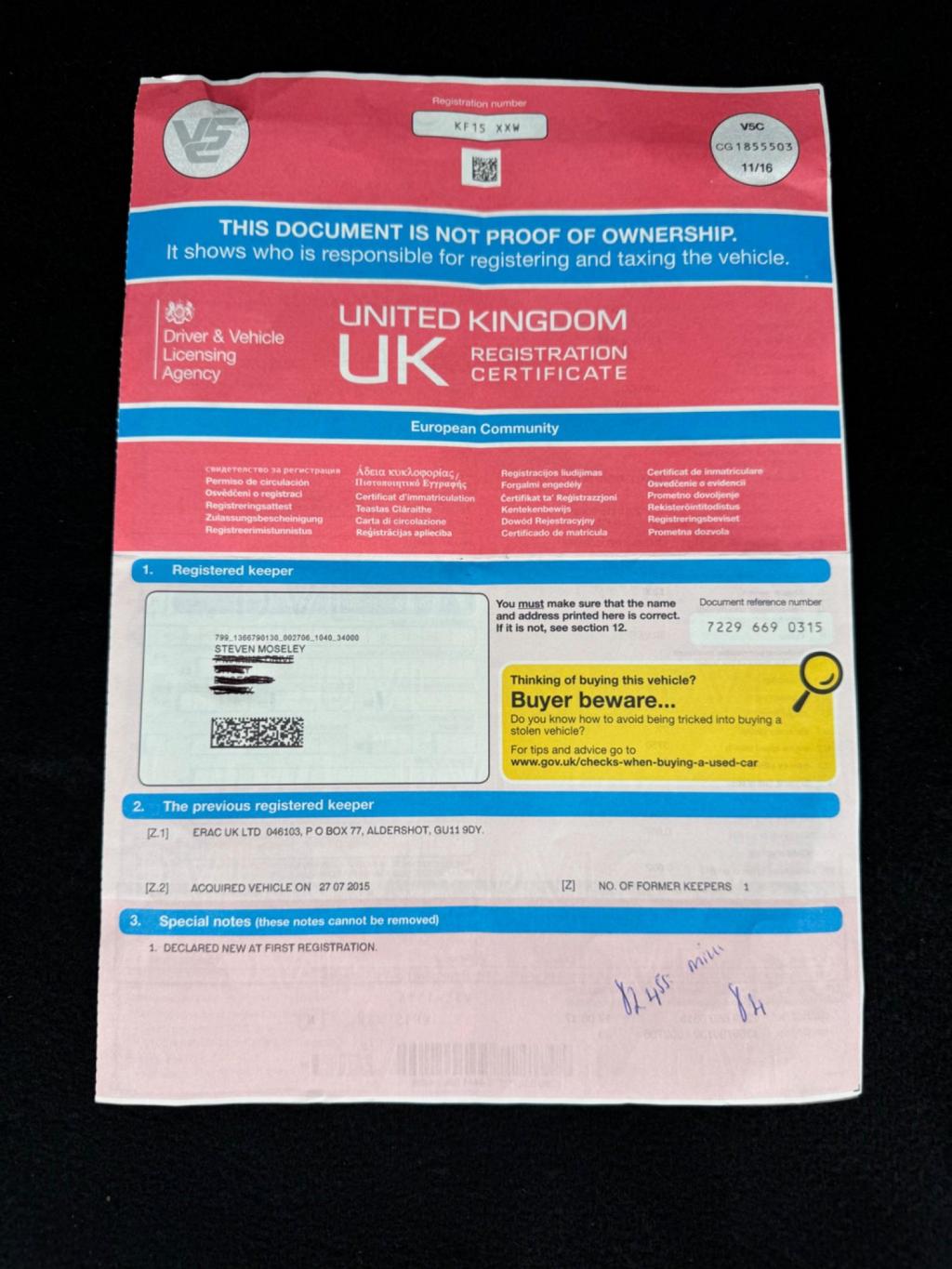 MAZDA MAZDA3 2.0 SKYACTIV-G SE-L Nav Euro 6 (s/s) 5dr 2015