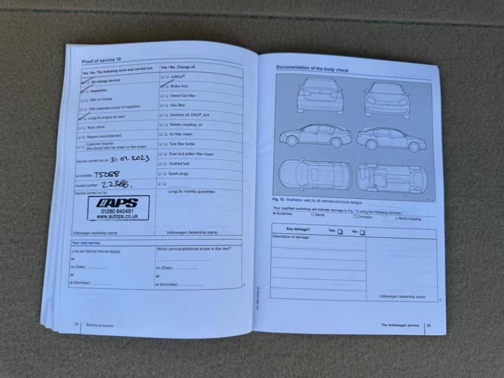 VOLKSWAGEN PASSAT 2.0 TDI BlueMotion Tech Highline Euro 5 (s/s) 5dr 2013