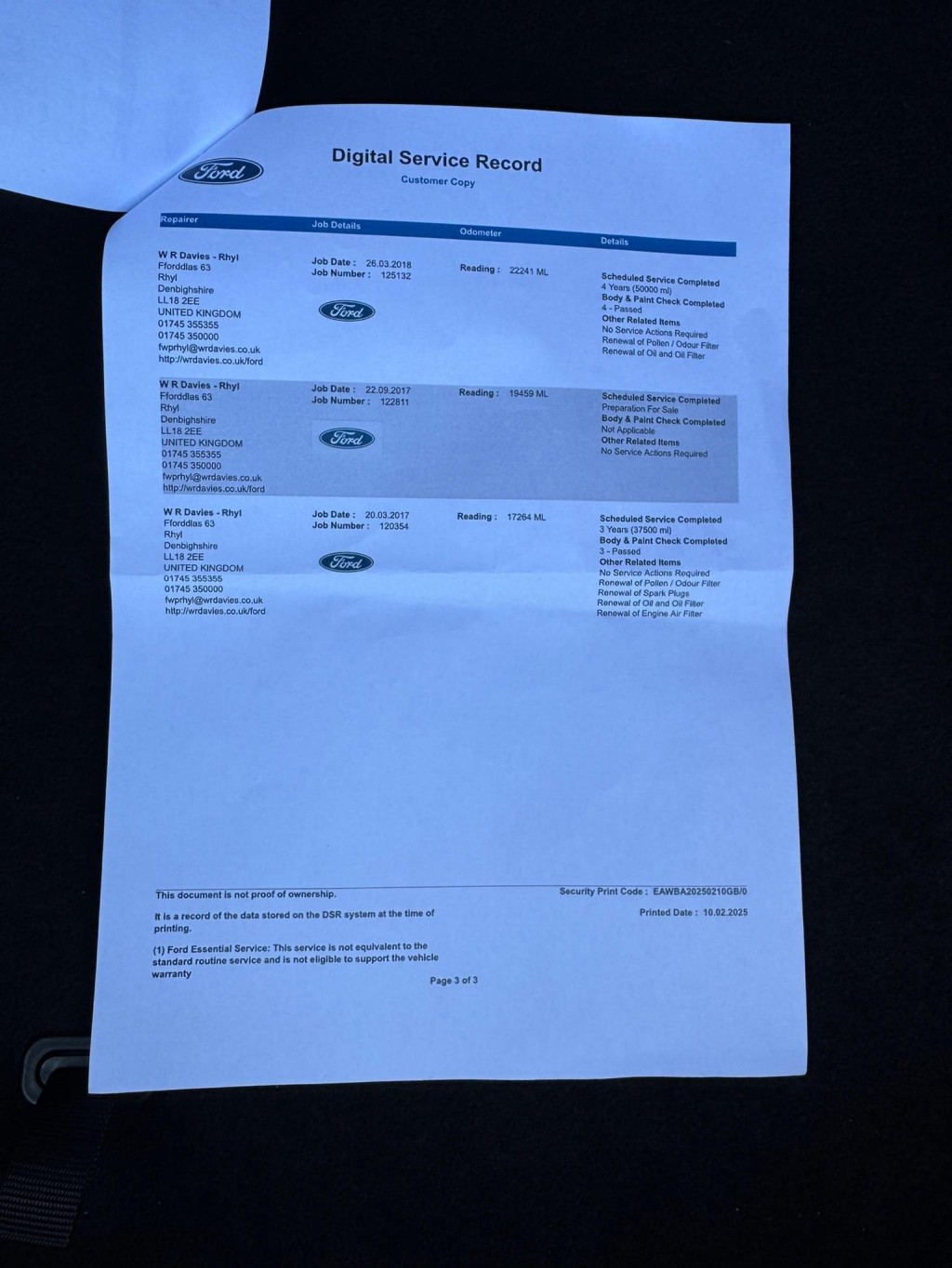 FORD FIESTA 1.0T EcoBoost Titanium Euro 5 (s/s) 5dr 2014