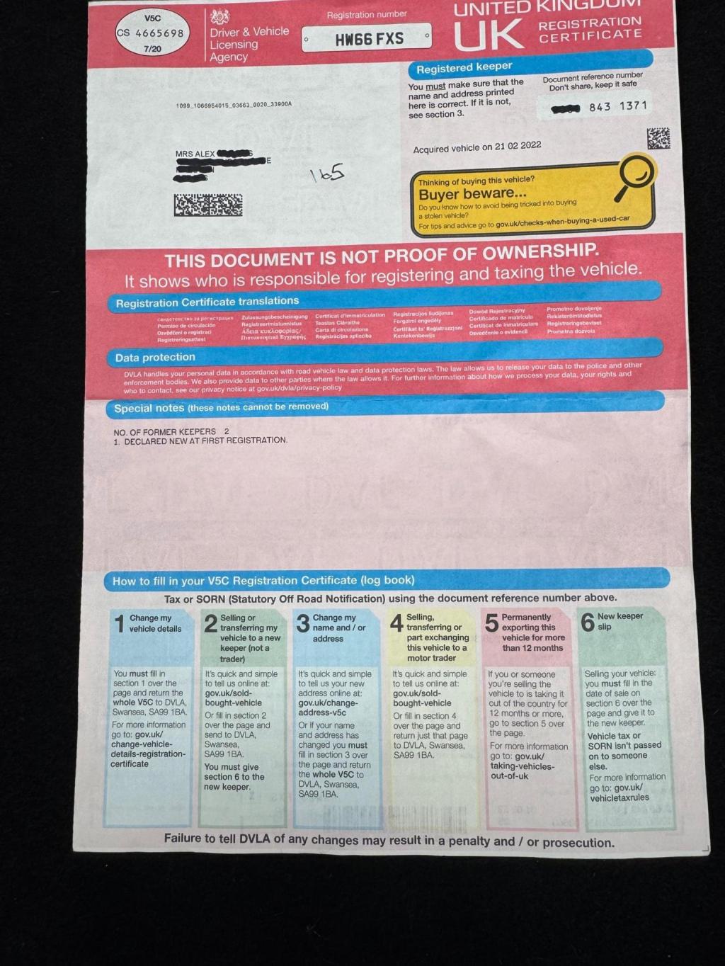 VAUXHALL ADAM 1.2i GLAM Euro 6 3dr 2016