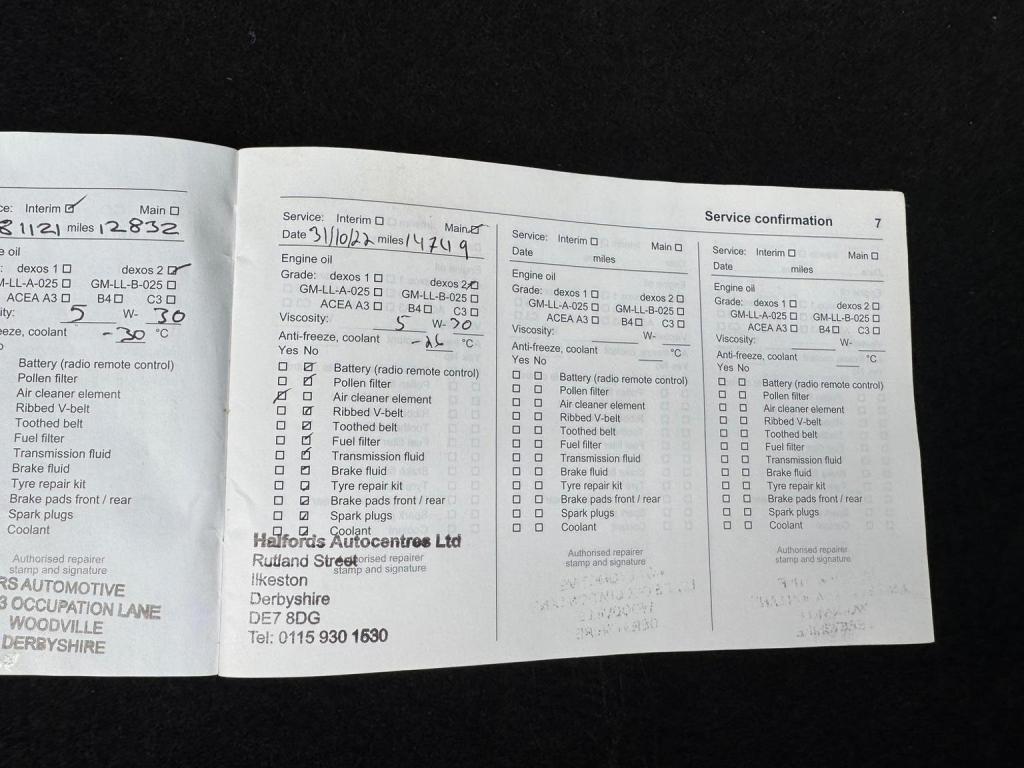 VAUXHALL ADAM 1.2i GLAM Euro 6 3dr 2016