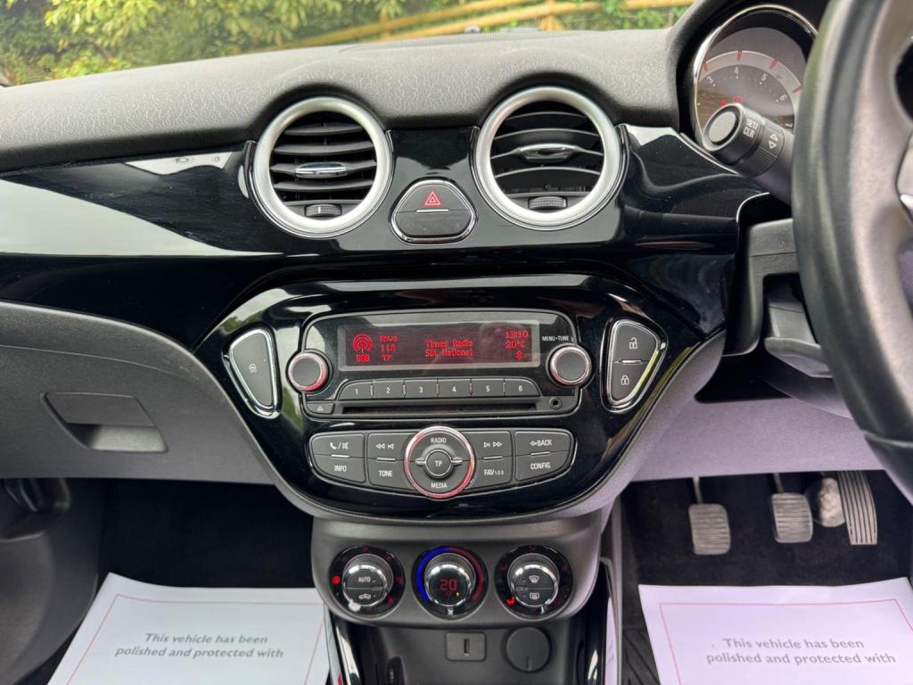 VAUXHALL ADAM 1.2i GLAM Euro 6 3dr 2016