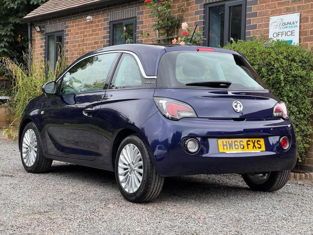 VAUXHALL ADAM 1.2i GLAM Euro 6 3dr 2016