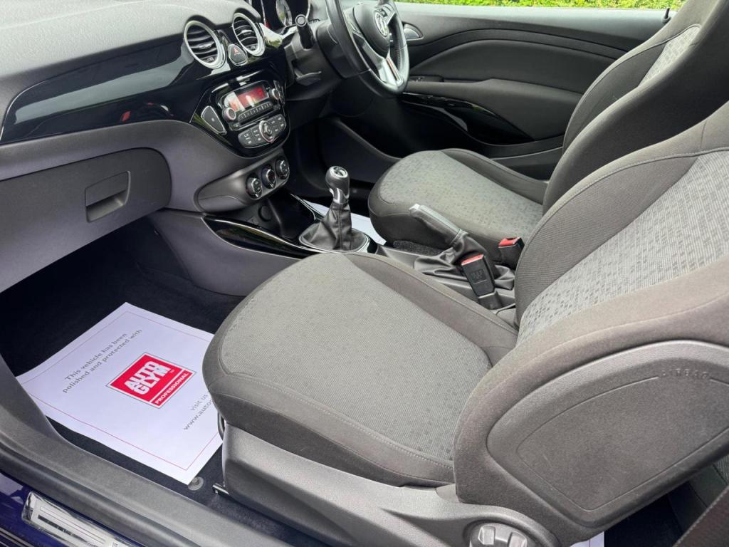 VAUXHALL ADAM 1.2i GLAM Euro 6 3dr 2016