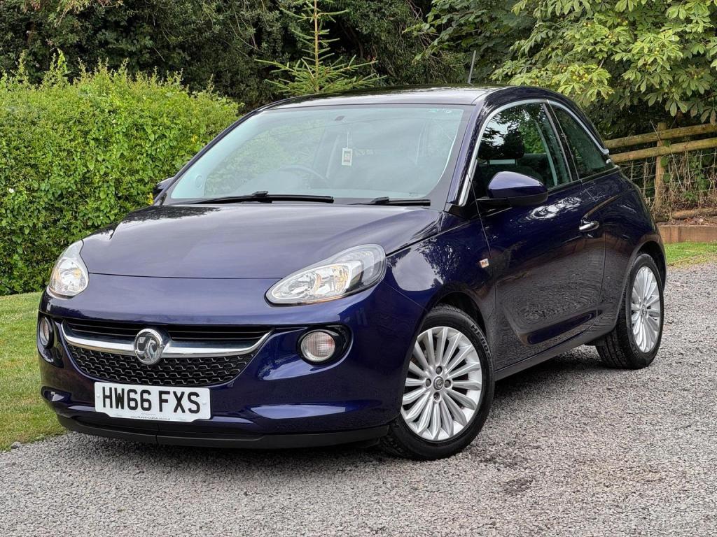 VAUXHALL ADAM 1.2i GLAM Euro 6 3dr 2016
