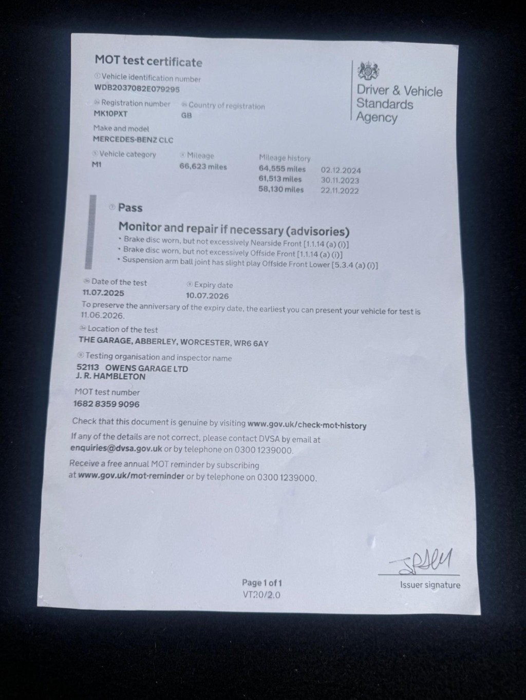 MERCEDES-BENZ CLC CLASS 2.1 CLC220 CDI Sport Coupe Auto Euro 4 3dr 2010