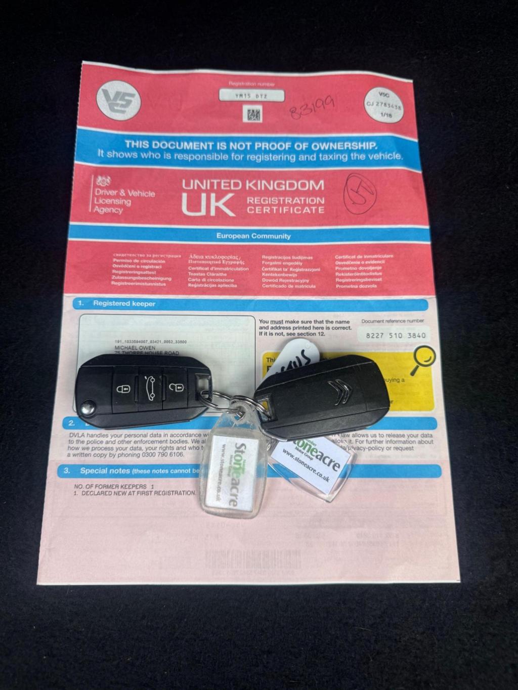 CITROEN C4 CACTUS 1.6 BlueHDi Flair Euro 6 (s/s) 5dr 2015