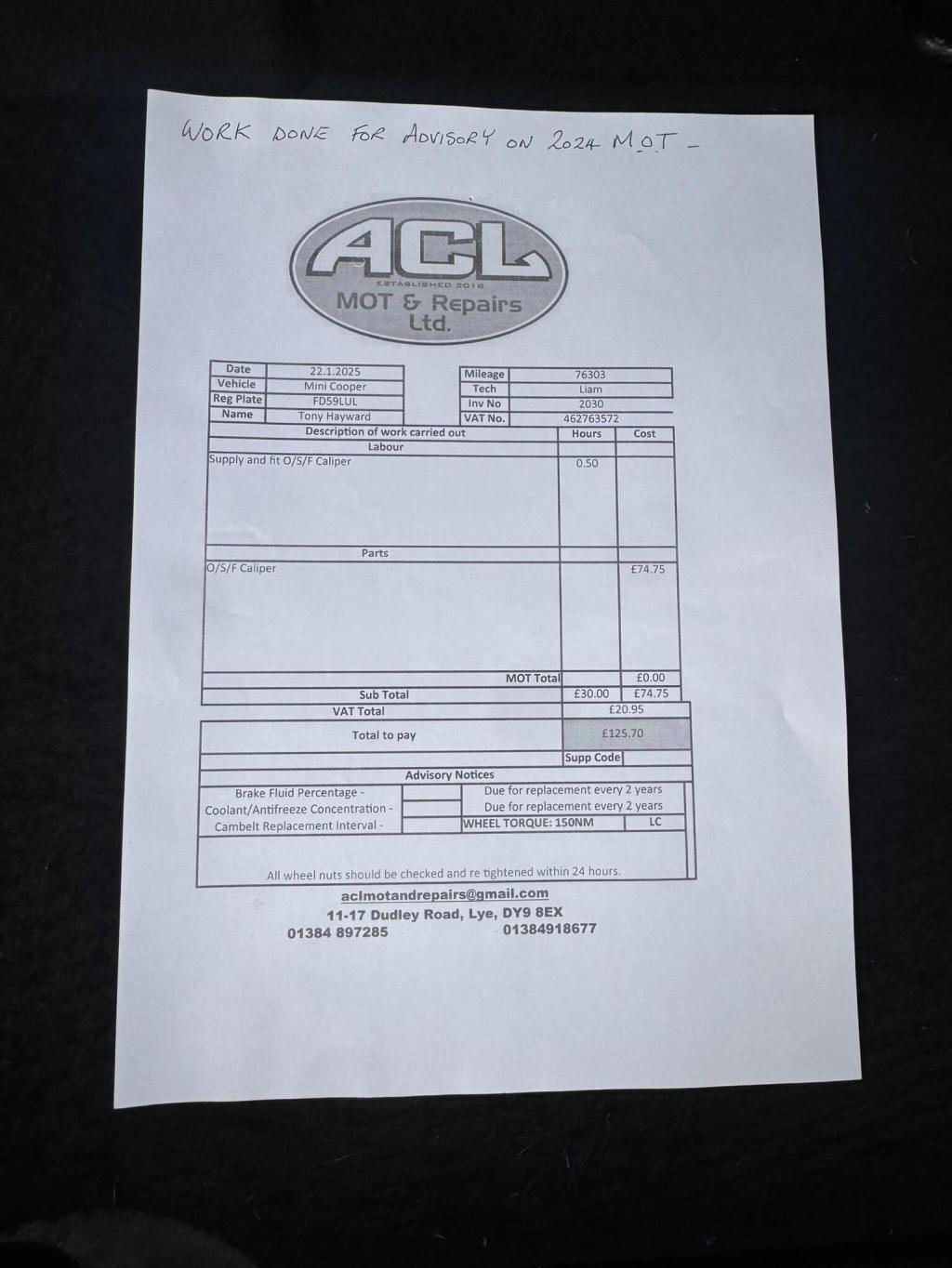 MINI HATCH 1.6 Cooper D Camden Euro 4 3dr 2009