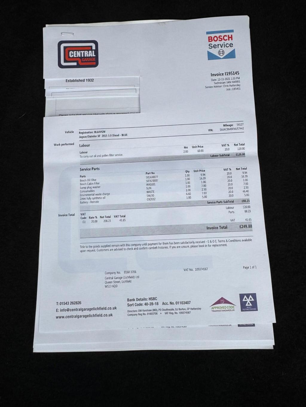 JAGUAR XF 3.0d V6 Premium Luxury Auto Euro 5 (s/s) 4dr 2015