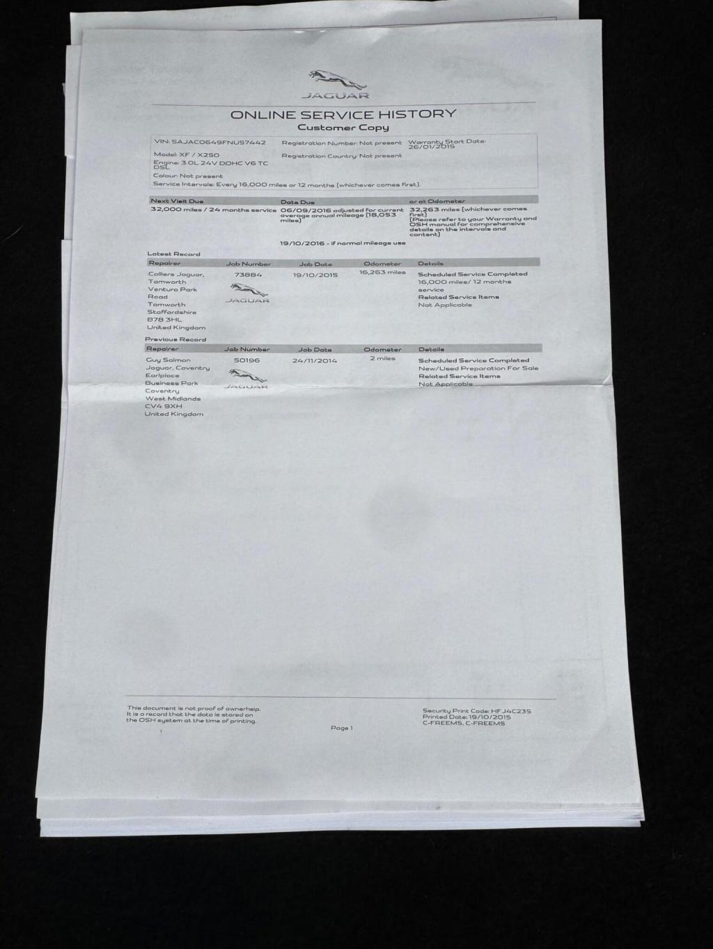 JAGUAR XF 3.0d V6 Premium Luxury Auto Euro 5 (s/s) 4dr 2015