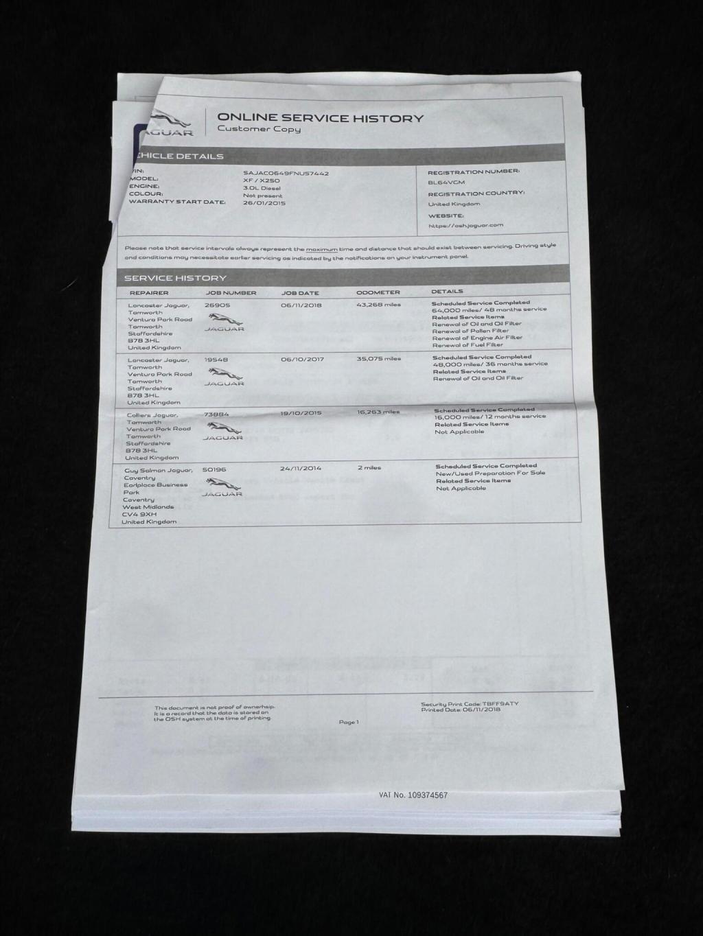 JAGUAR XF 3.0d V6 Premium Luxury Auto Euro 5 (s/s) 4dr 2015