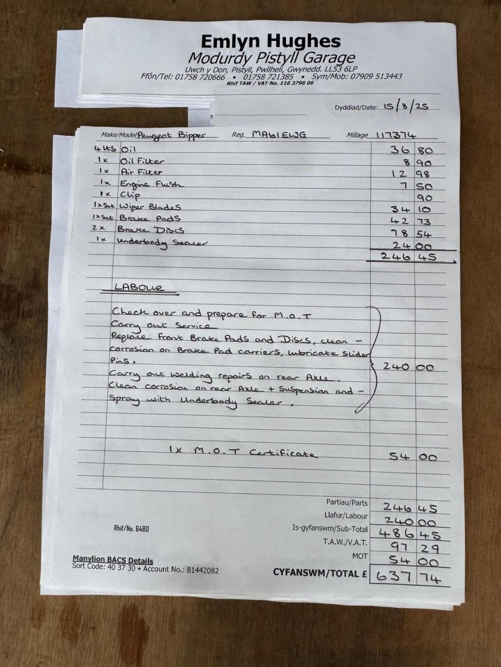 PEUGEOT BIPPER 1.4 HDi 8v S Class II FWD L1 H1 3dr 2011