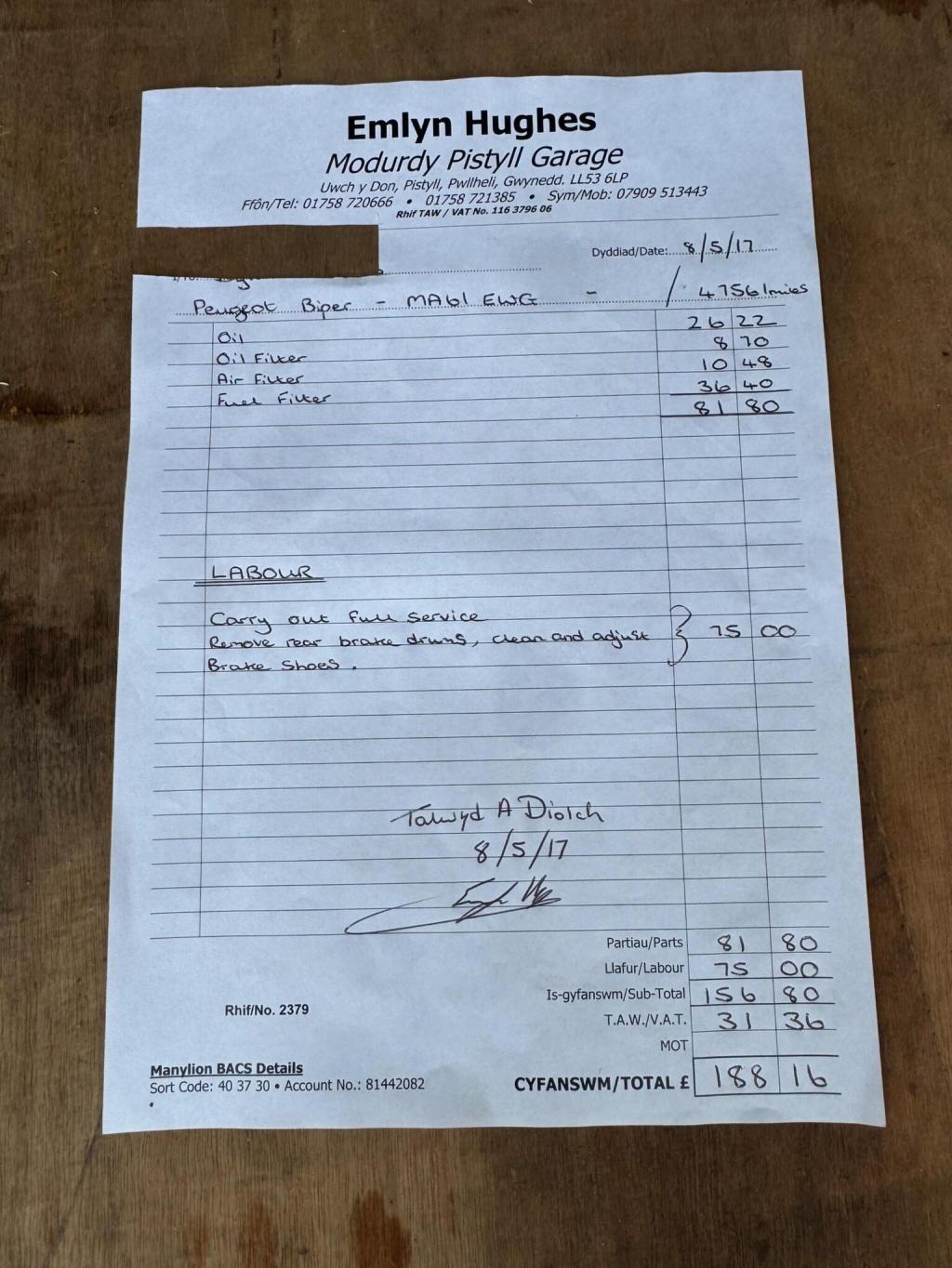 PEUGEOT BIPPER 1.4 HDi 8v S Class II FWD L1 H1 3dr 2011