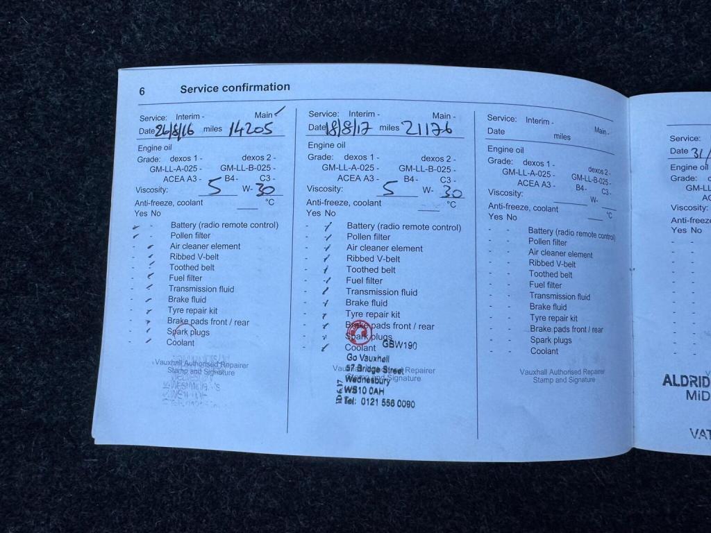 VAUXHALL CORSA 1.2 16V Excite Euro 5 3dr (A/C) 2014