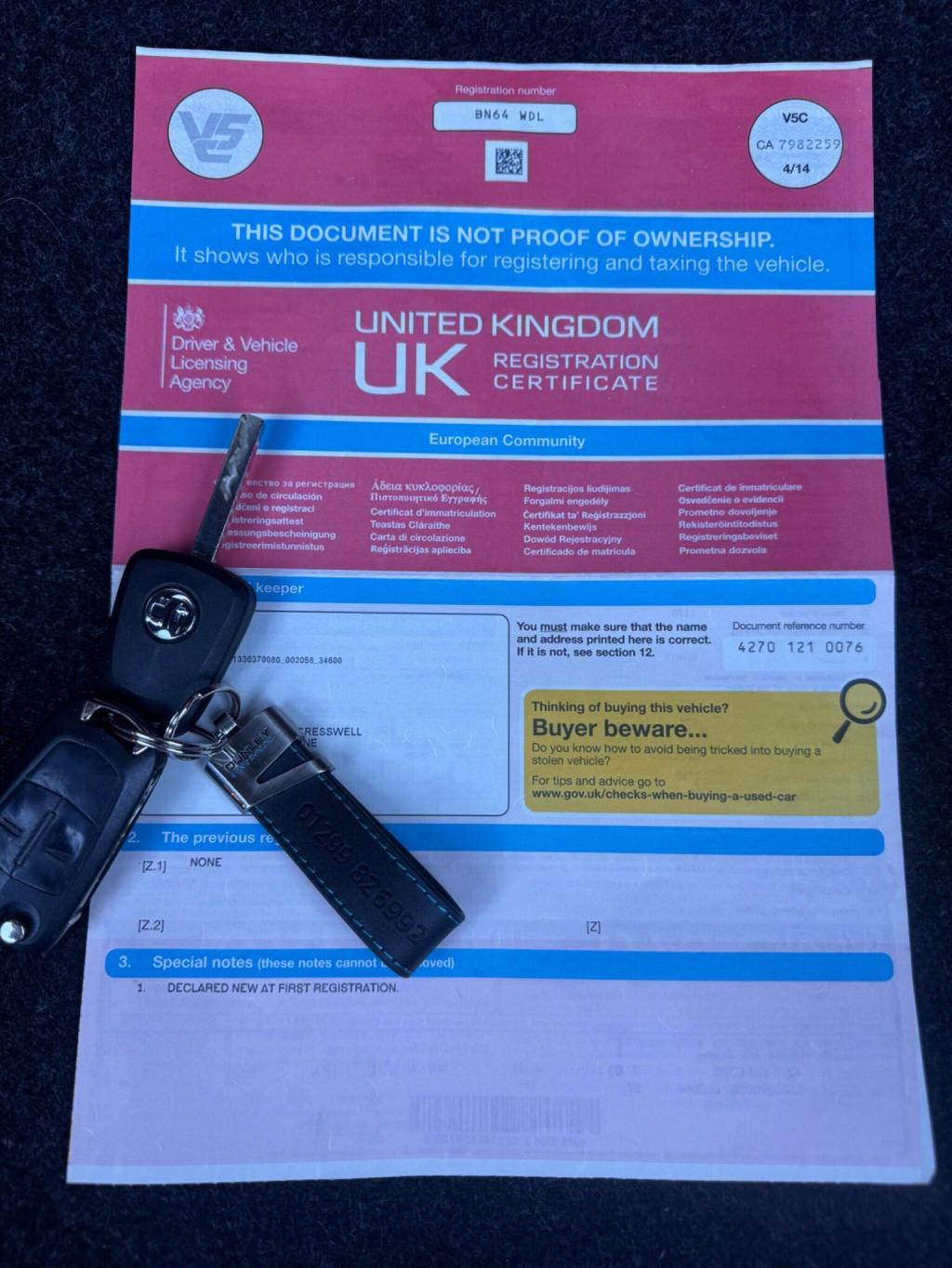 VAUXHALL CORSA 1.2 16V Excite Euro 5 3dr (A/C) 2014