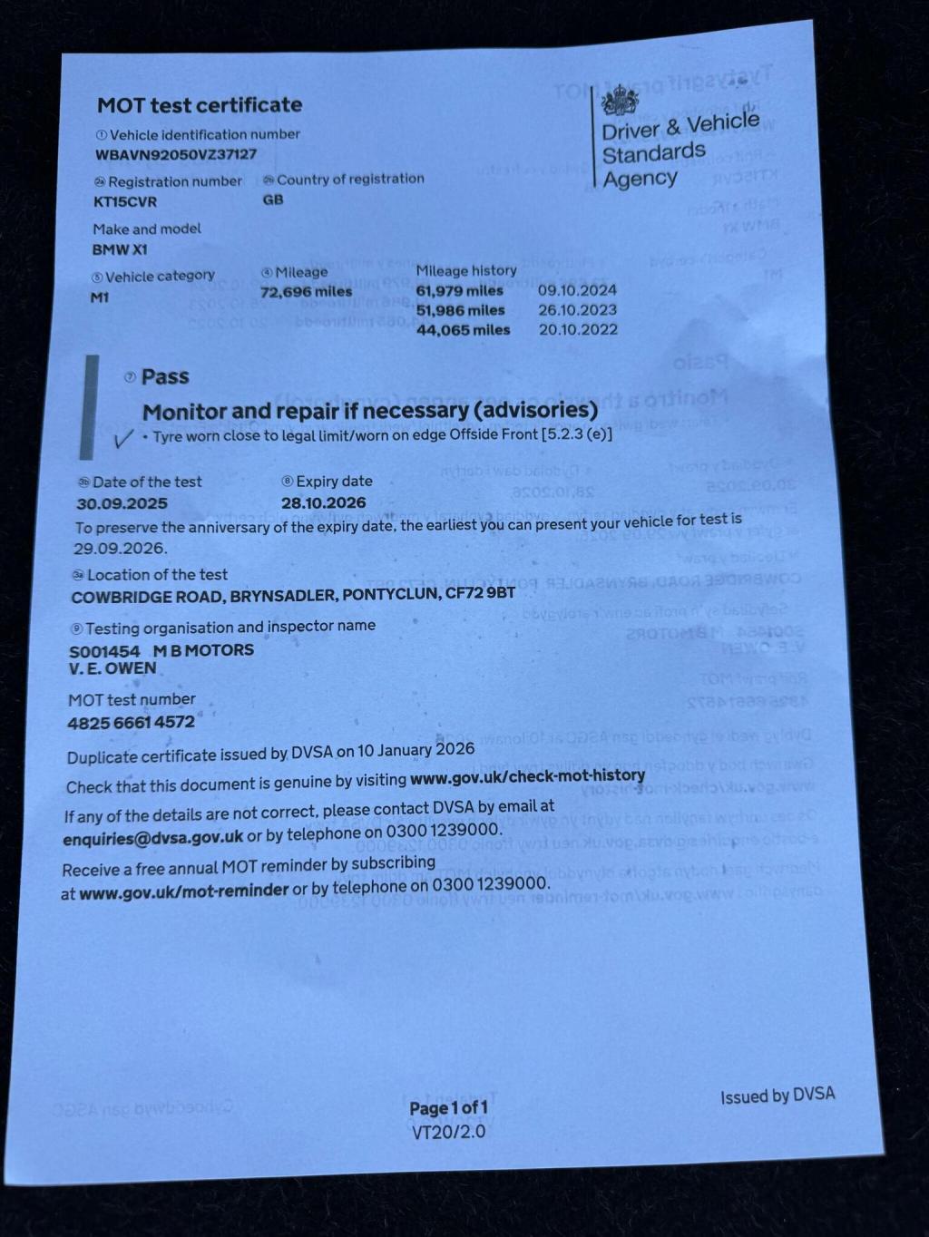 BMW X1 2.0 20d Sport sDrive Euro 5 (s/s) 5dr 2015