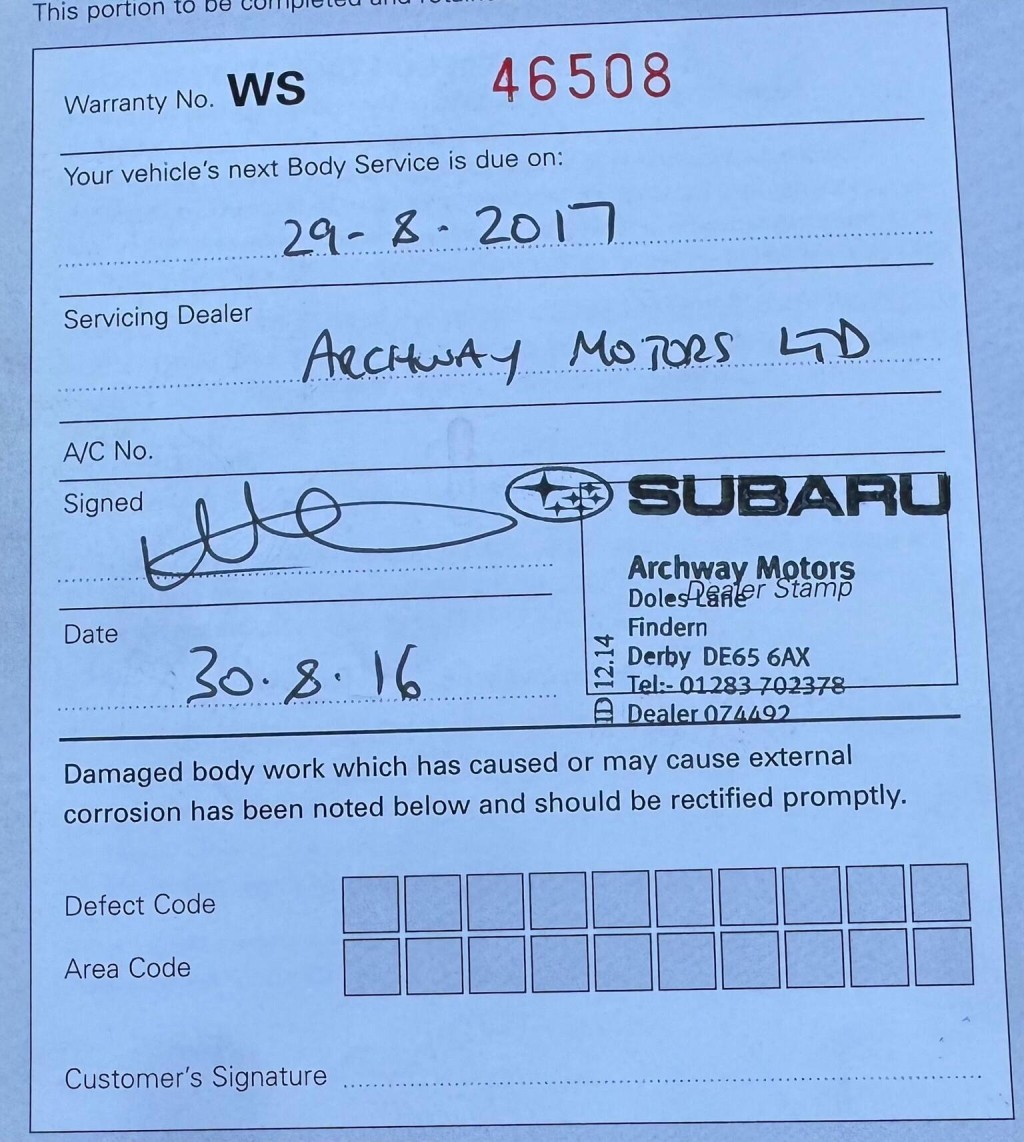 SUBARU XV 2.0i SE 4WD Euro 6 (s/s) 5dr 2015