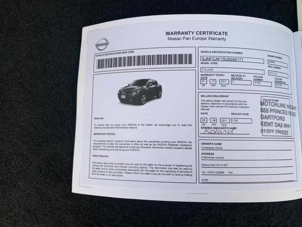 NISSAN JUKE TEKNA DCI 2011