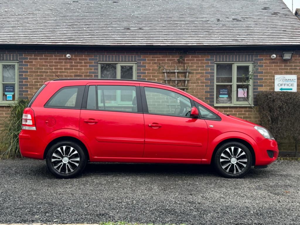 VAUXHALL ZAFIRA 1.6 16V Exclusiv Euro 5 5dr 2013