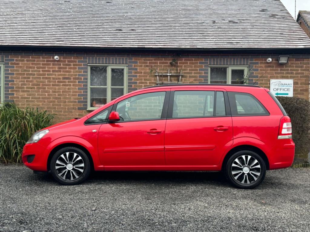 VAUXHALL ZAFIRA 1.6 16V Exclusiv Euro 5 5dr 2013