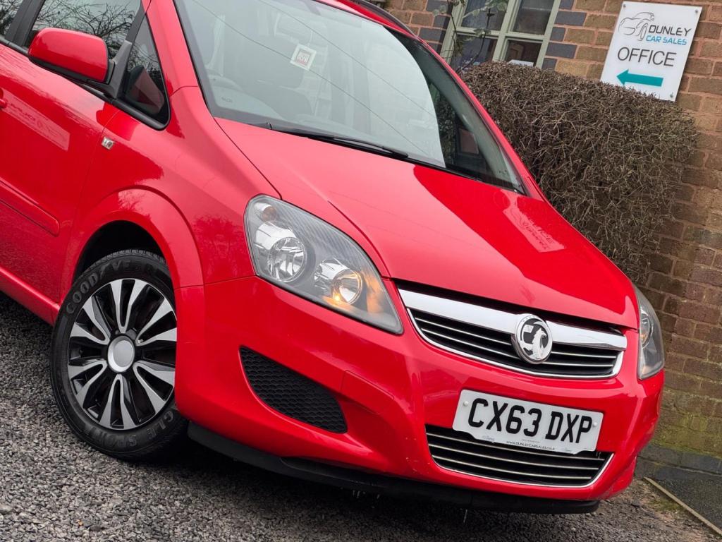 VAUXHALL ZAFIRA 1.6 16V Exclusiv Euro 5 5dr 2013