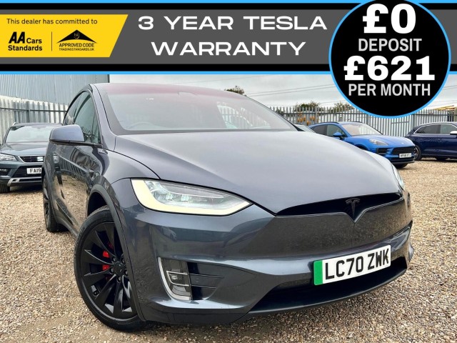 TESLA MODEL X (Dual Motor) Performance SUV 5dr Electric Auto 4WDE (Ludicrous) (603 bhp) 6 Seats (2020/70)